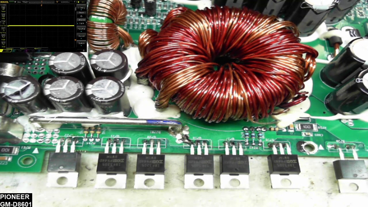 Pioneer GM-D8601 Class D Amplifier Power Supply Repair and Startup
