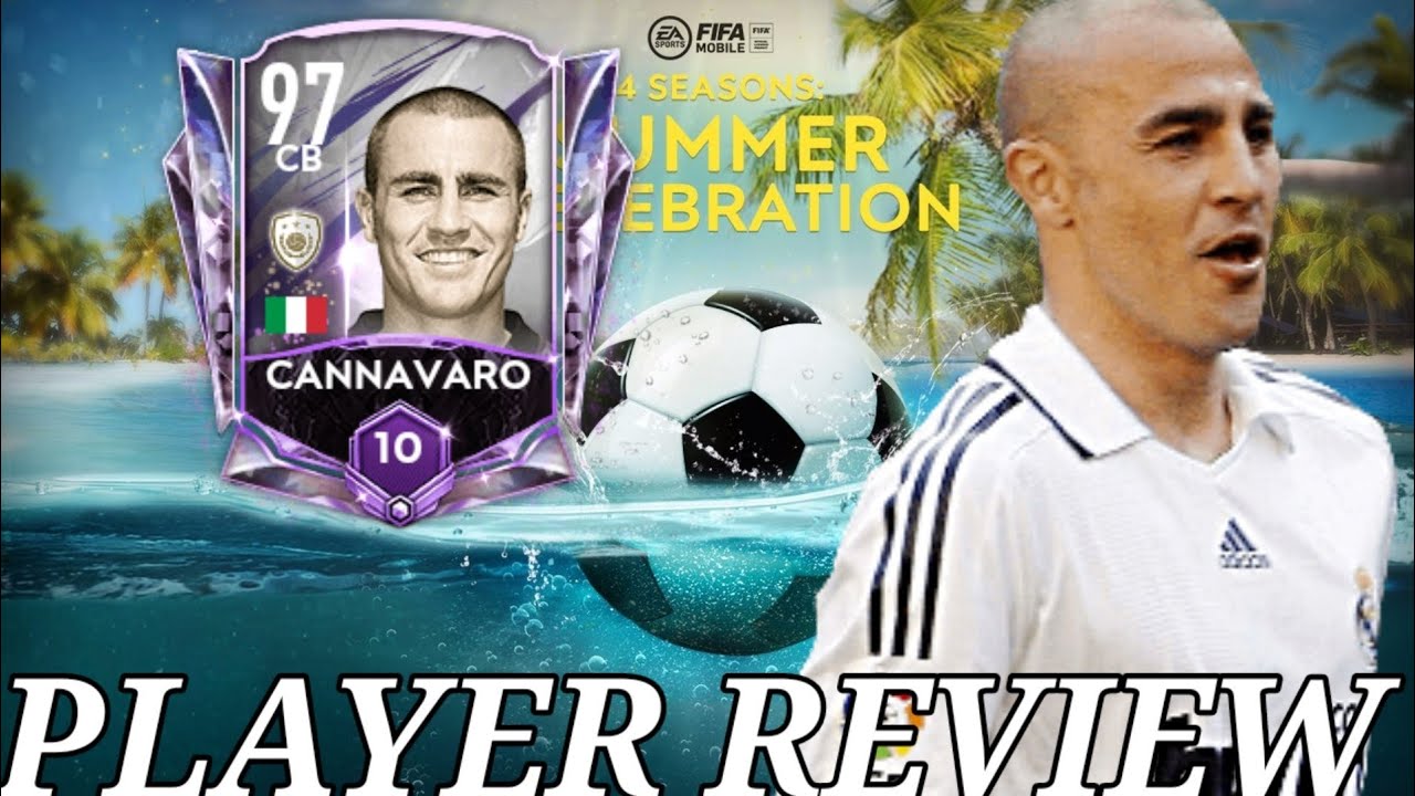 PRIME ICON CANNAVARO 97 RATED PLAYER REVIEW AND GAMEPLAY FIFA MOBILE 21!?