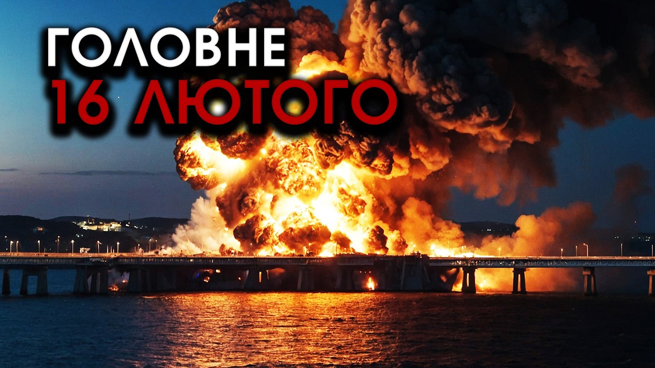 Під Кримським мостом ГІГАНТСЬКІ вибухи, тонуть величезні КОРАБЛІ РФ?! Операція ХМАРИ | Головне 16.02