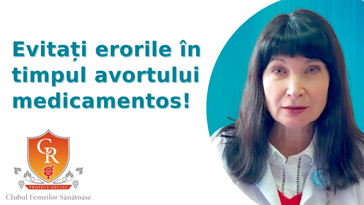 Evitați erorile in timpul avortului medicamentos!