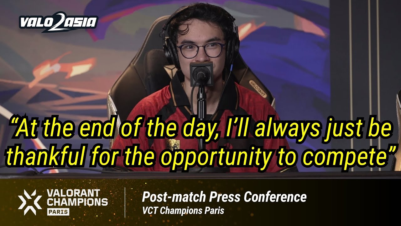 Sentinels (XLG vs. SEN) Post-Match Press Conference at VCT Champions Paris 2025