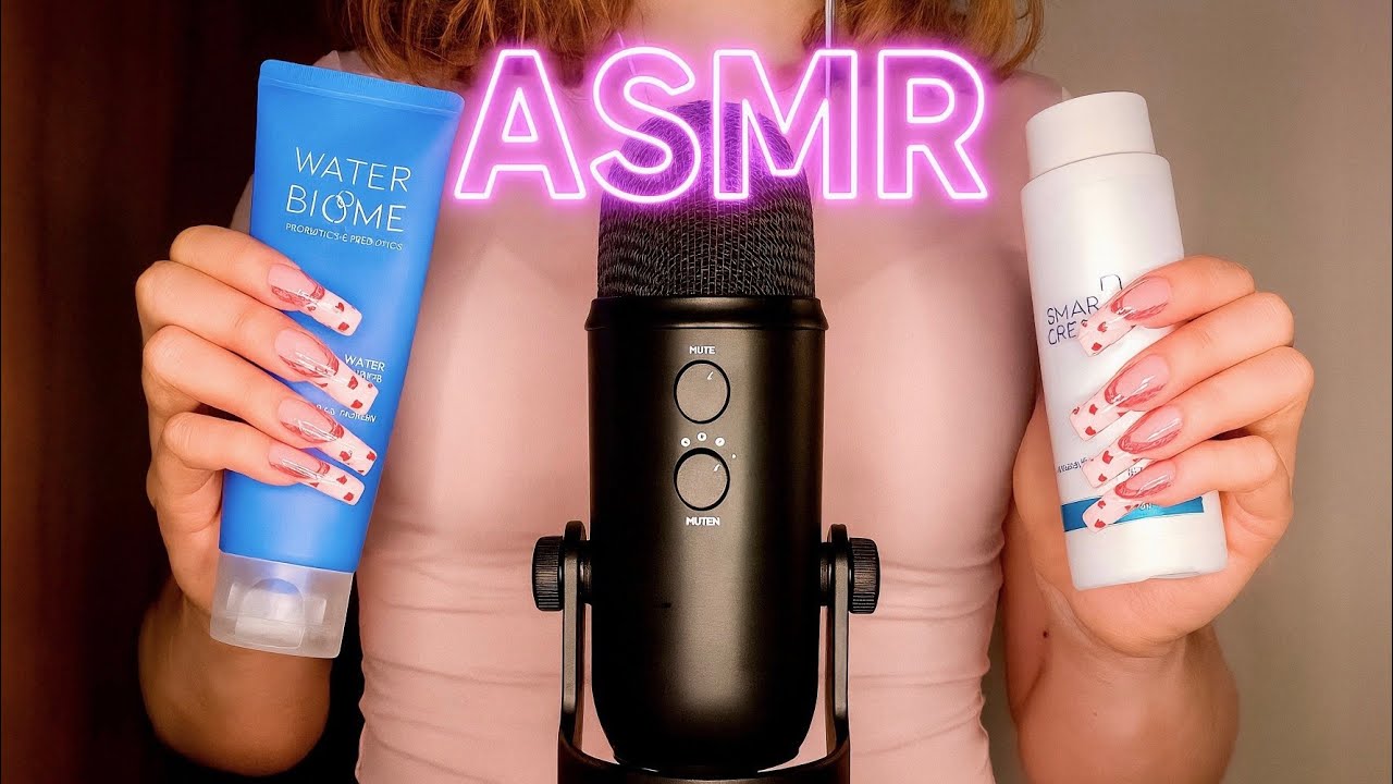 АСМР Уходовая Косметика для Лица 👸🏼 / ASMR Skincare Products 🎀