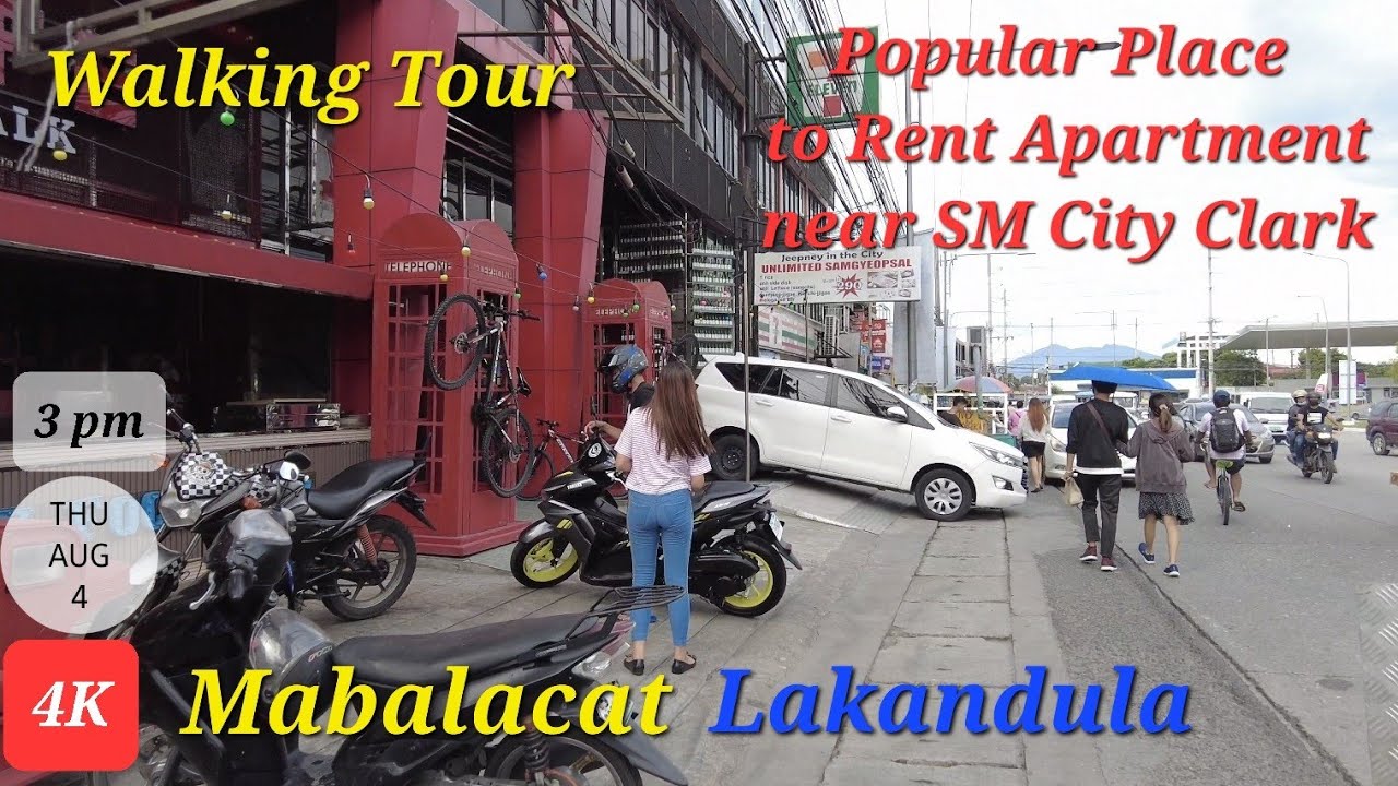 Popular Place for Rent Apartment near SM City Clark. Walking Tour of Lakandula. Mabalacat. Pampanga