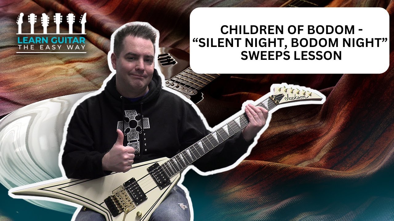 🎄 Silent Night, Bodom Night 🎅- Alexi Laiho Sweep Picking Lesson