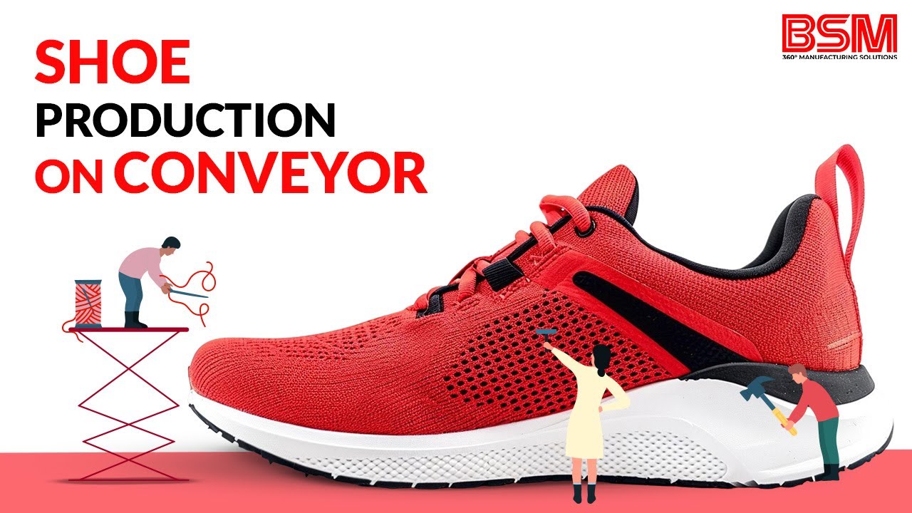 Shoe Production on Conveyor