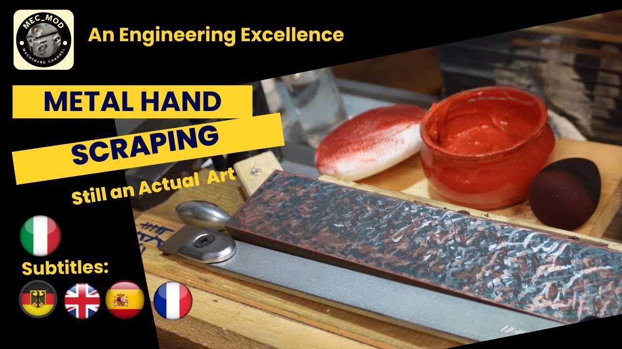 The art of Metal Scraping, in Search of Excellence. Making the control paste