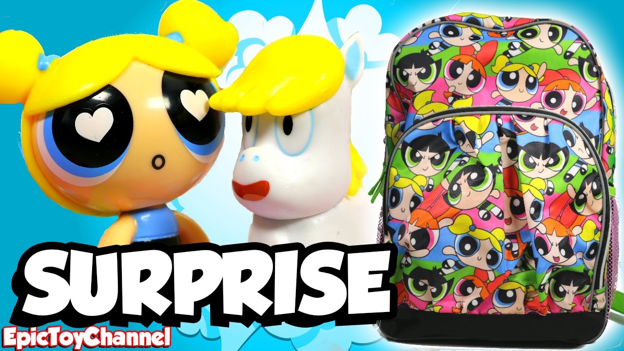 SURPRISE POWERPUFF GIRLS Toys Surprise Maylyn Donny The Unicorn  Fuzzy Lumpkins Powerpuff ToysReview