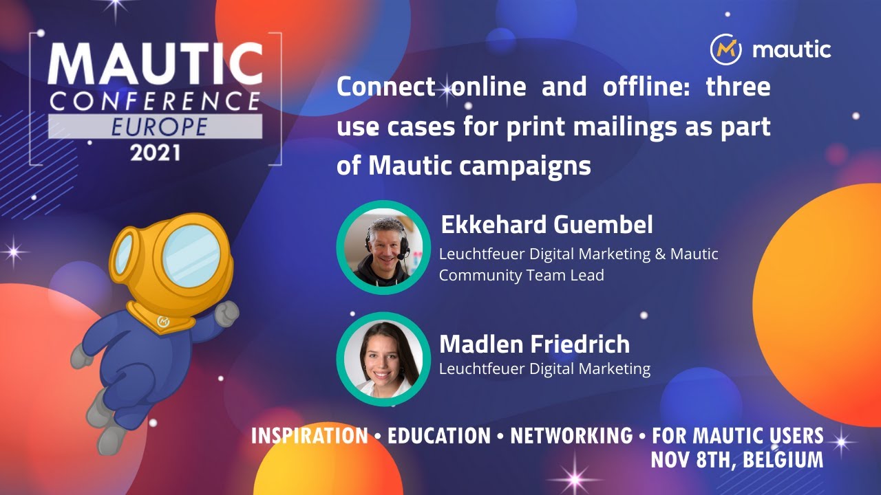 Connect Online & Offline: Three Use Cases for Print Mailings as Part of Mautic Campaigns
