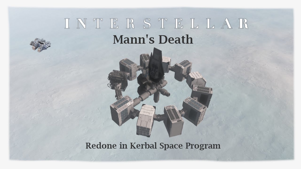 Interstellar Docking scene (Kerbal Space Program)