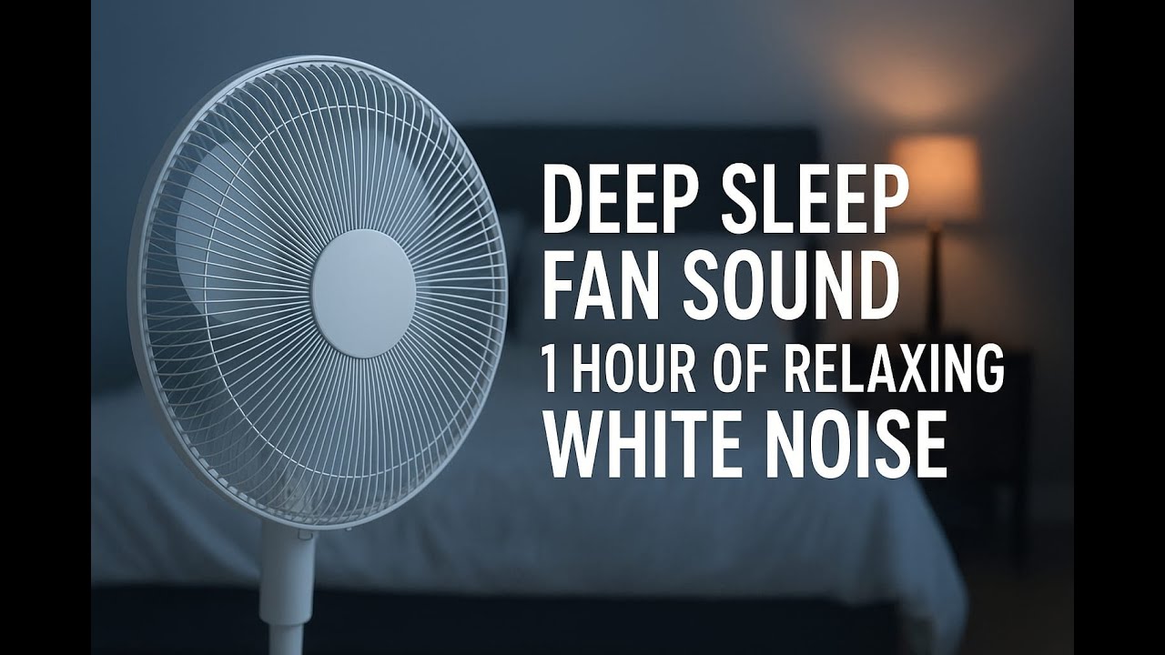 12 Hours LIVE Soft Fan Noise | White Noise for Sleep, Study, Relax & Stress Relief