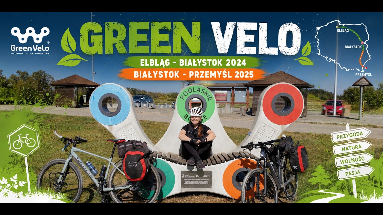 GREEN VELO. ELBLĄG - PRZEMYŚL. Nasza cała trasa - momenty najlepsze z najlepszych w jednym filmie.