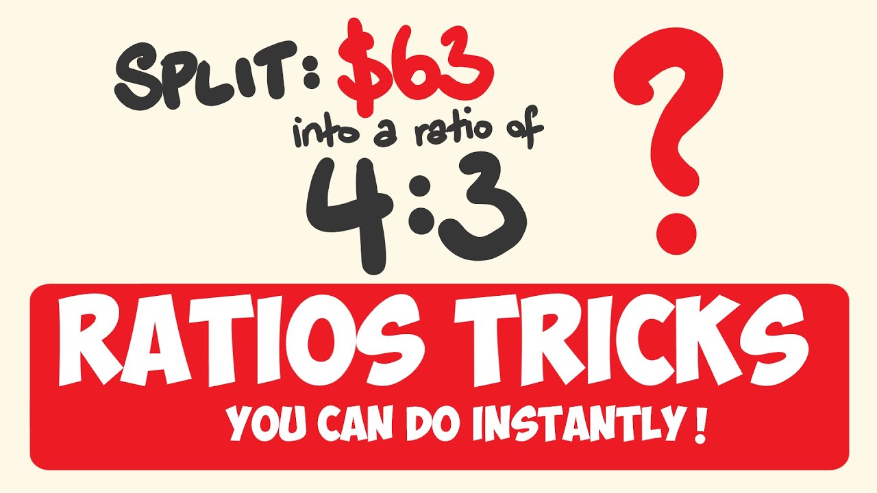 How to Learn Ratios Easily