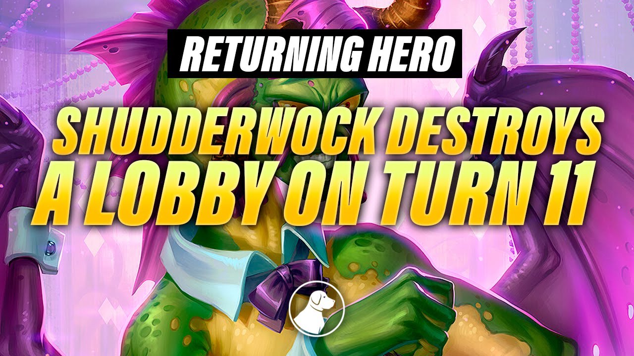 Shudderwock Destroys a Lobby on Turn 11 | Dogdog Hearthstone Battlegrounds
