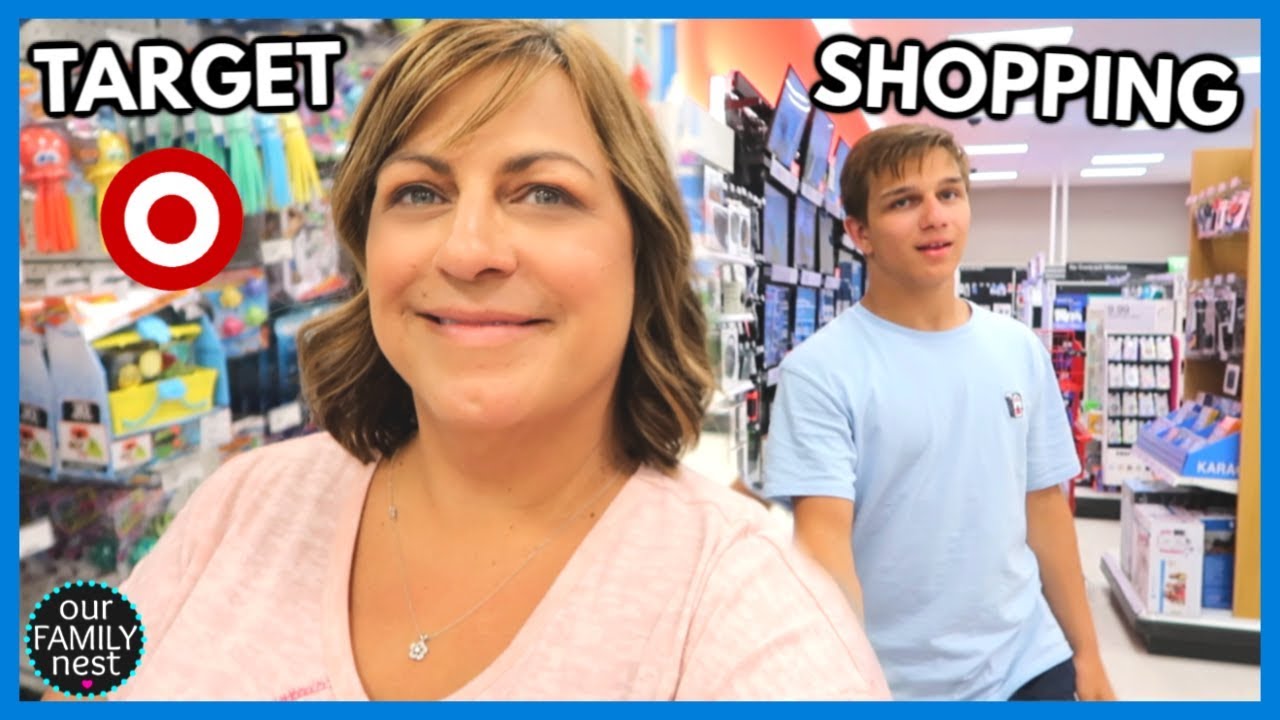 TARGET SHOPPING! МЫ ОСТАВИЛИ БОЛЬНОГО РЕБЁНКА ДОМА!