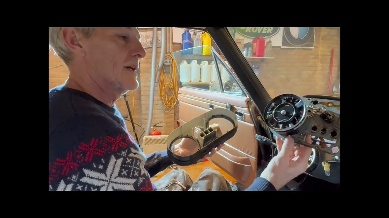 How to repair an inside heater control, Mercedes W114 coupe 250 C