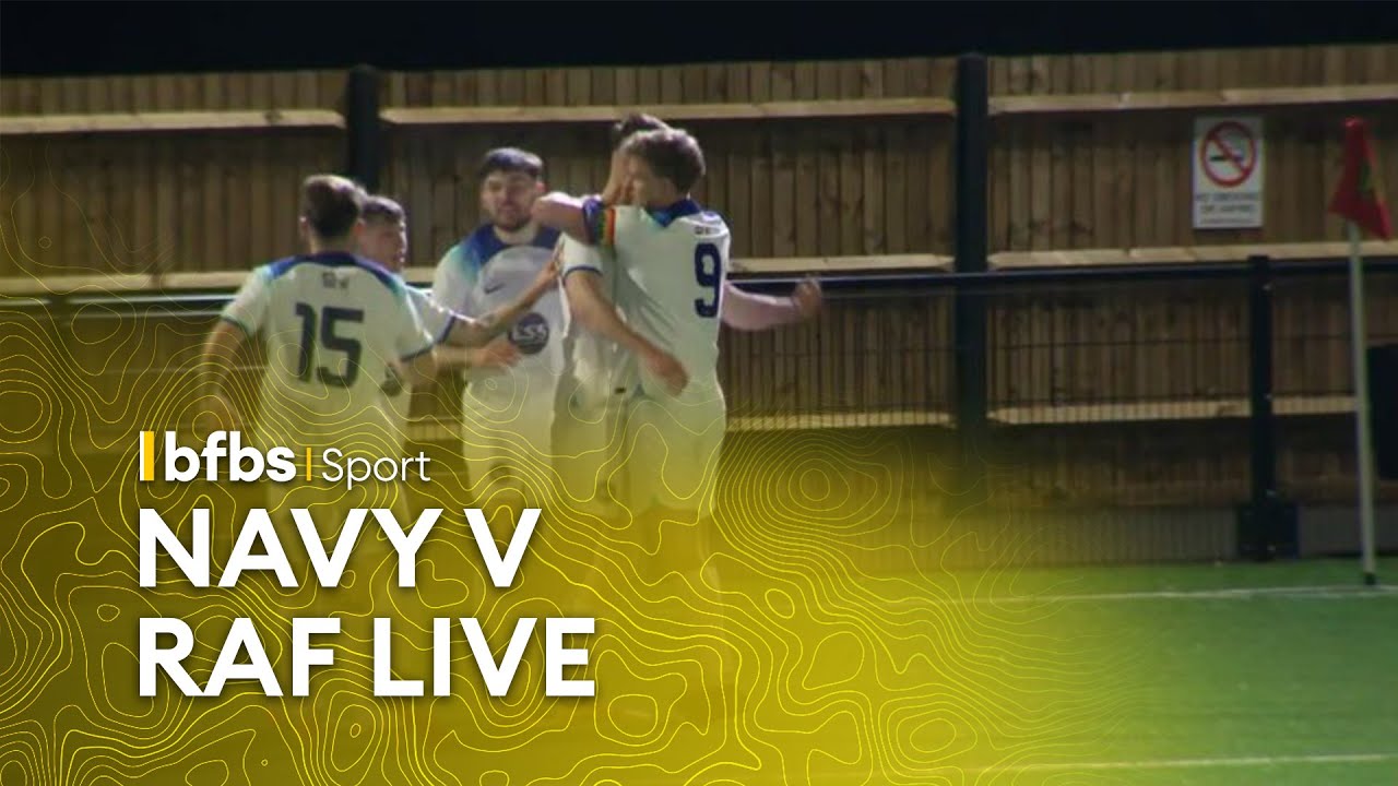 In full: Royal Navy v RAF | Inter Services under-23 football