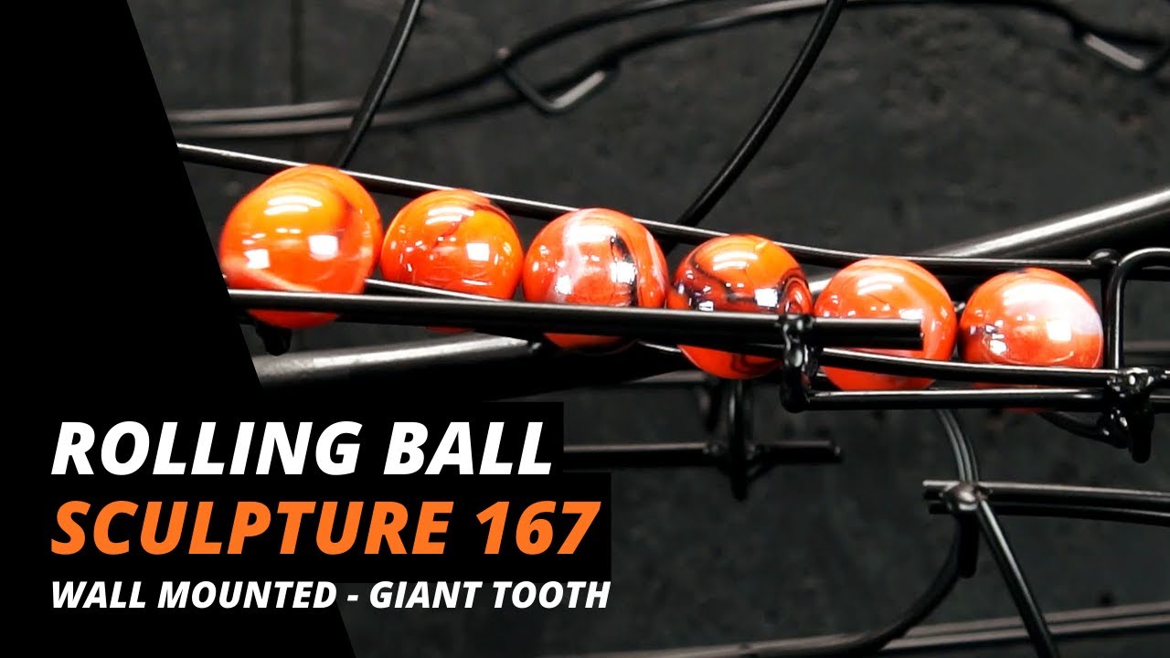 GIANT TOOTH Marble Machine! A Rolling Ball Sculpture cn:167