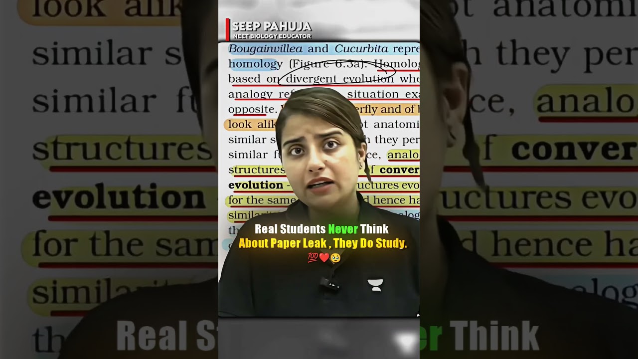 Don't Think About Paper Leak 😢#unacademy#neet #neet2026 #aiims #seeppahuja