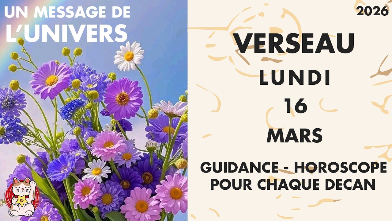 VERSEAU LUNDI 16 MARS une discussion peut ouvrir une vraie solution