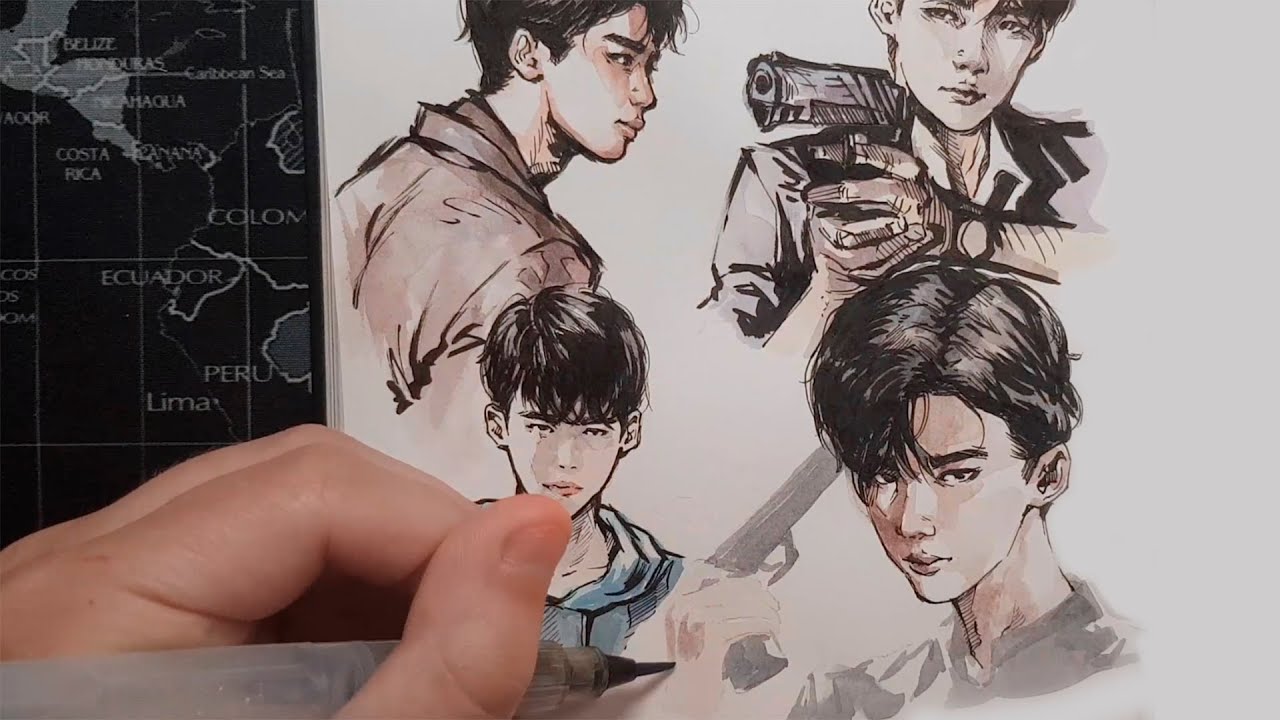 𝐖 : Lee Jong Suk - Drawing | Avva Grace