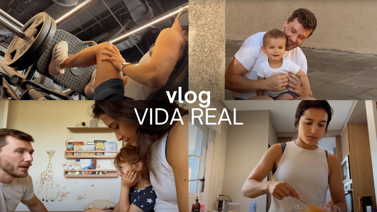 Rotina da manhã vida REAL: devocional, treino, café da manhã e realidade com duas crianças pequenas