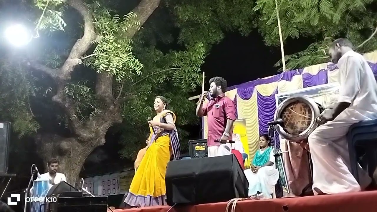 ராமேஸ்வரம் பகுதி ராமகிருஷ்ணாபுரம் முளைப்பாரி உற்சவ விழாமுன்னிட்டுகிராமிய பாடல் தேவகோட்டை அபிராமி....