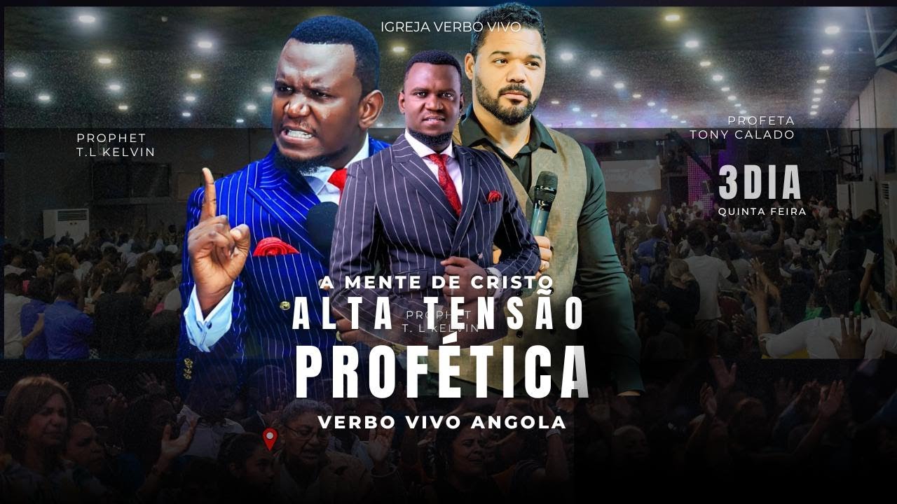Alta Tensão Profética Profeta Tony Calado E TL Kelvin Dia 3 | Tony Calado