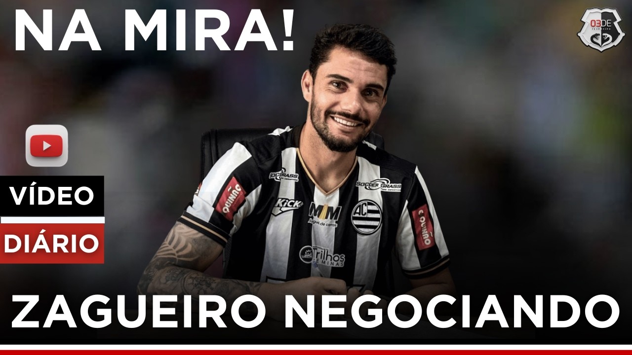 📢NA MIRA! ZAGUEIRO NEGOCIANDO COM O SANTA CRUZ!