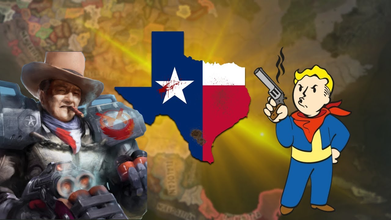 REBUILDING the Republic of Texas in Fallout - HOI4 Old World Blues