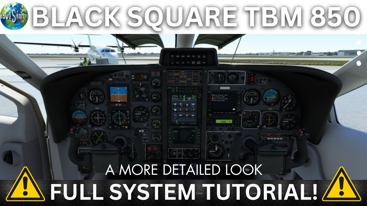 The FANTASTIC Black Square TBM 850 | A FULL SYSTEM TUTORIAL |  Don’t miss this!