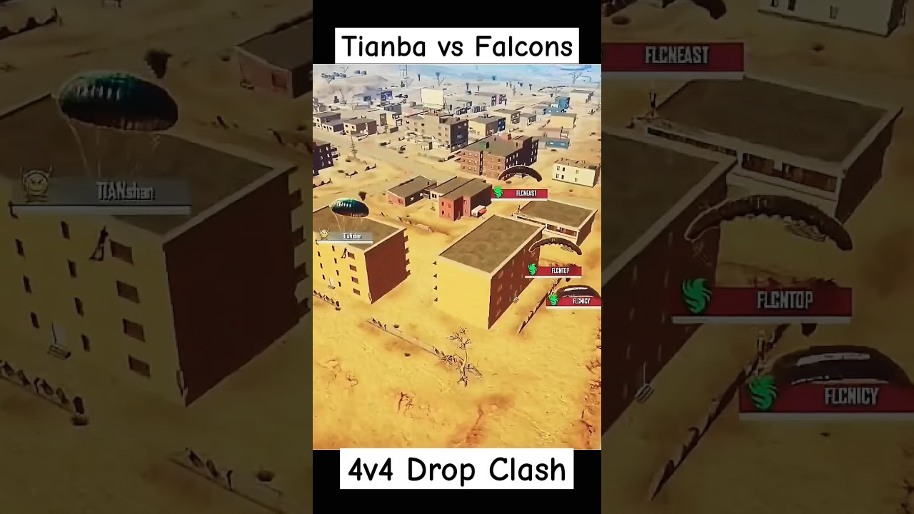 Tianba 🇨🇳 VS Falcons 🇲🇳  Drop Clash 😈#Shorts #Tianba #PMWC