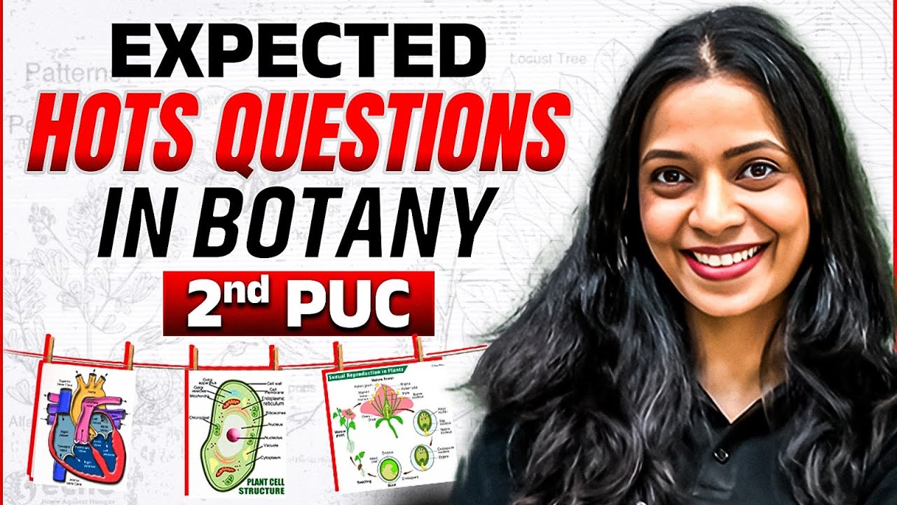 Most Expected HOTS in Botany 🌿 | 2nd PUC Final Exam 😱