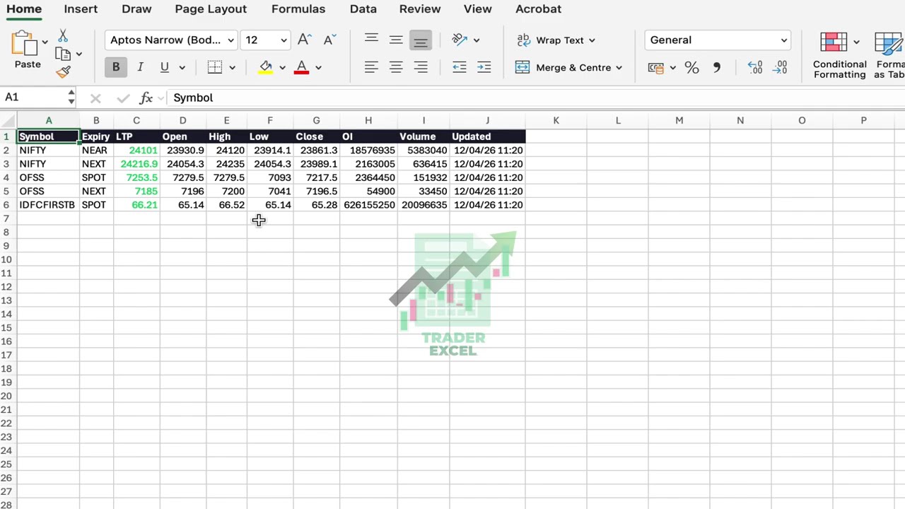 How to Install TraderExcel &mdash; Live NSE Data in Excel (2026) | F&O Futures Add-in