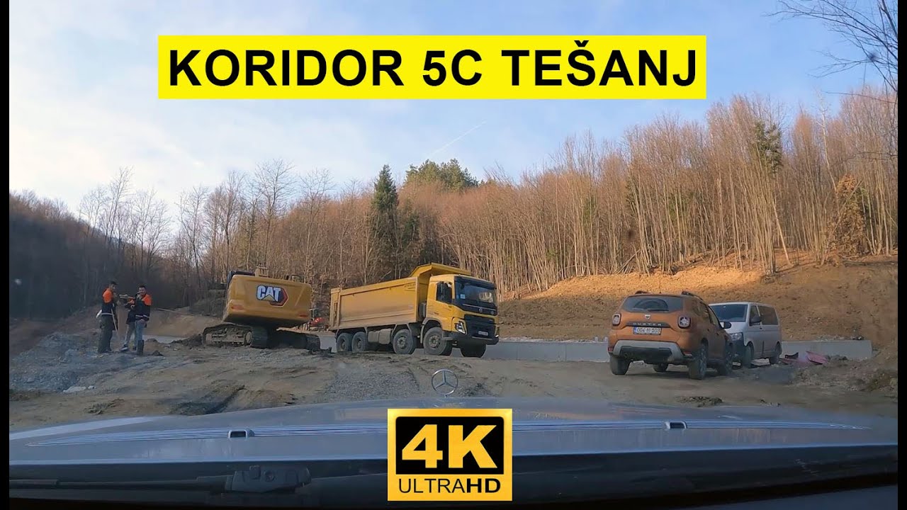 Koridor 5C. Vožnja trasom Novi Šeher-Crni Vrh-Goliješnica.Dionica Ozimice-Medakovo.