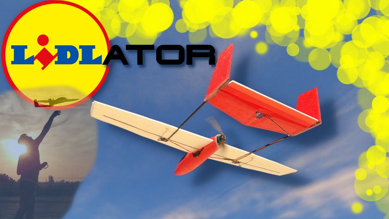 PLANEADOR LIDL CONVERTIDO A RC (Playtive to rc plane)