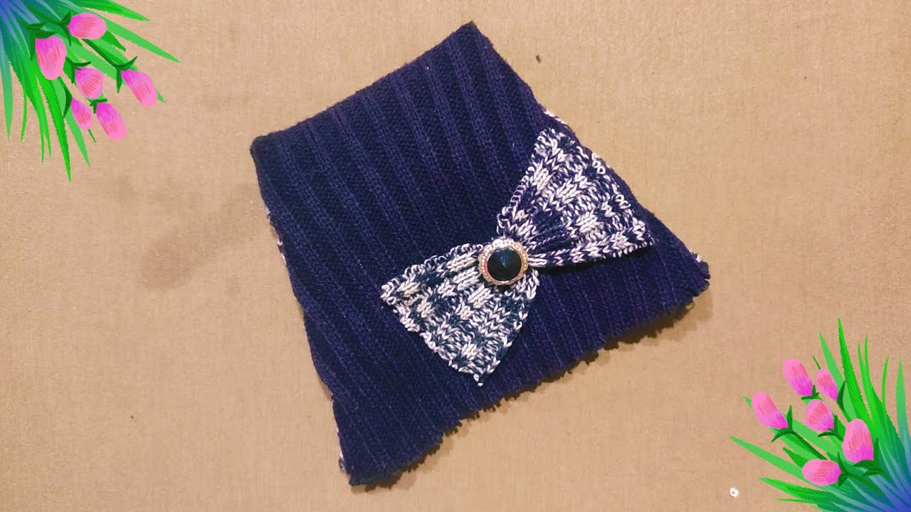 Handmade woolen cap design for girl