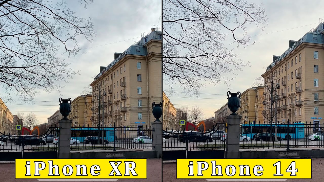 iPhone XR vs. iPhone 14 - Camera Comparison (4K, Stabilization, Zoom, Autofocus, Night Mode)