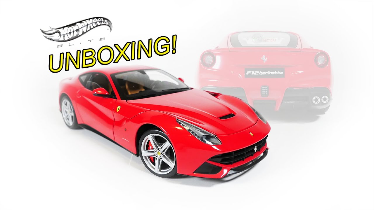 [Unboxing & Review] - Ferrari F12berlinetta 1:18 by Hot Wheels Elite - [4K]