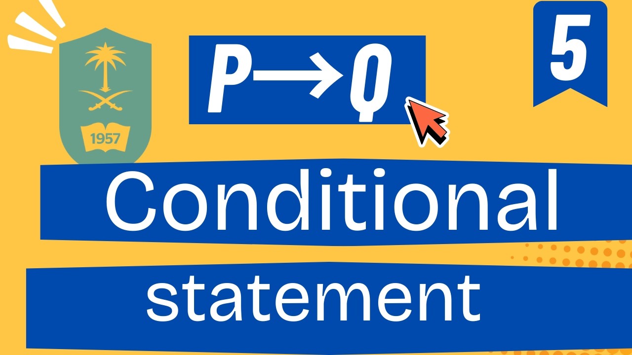 العبارة الشرطية | Conditional Statement p→q