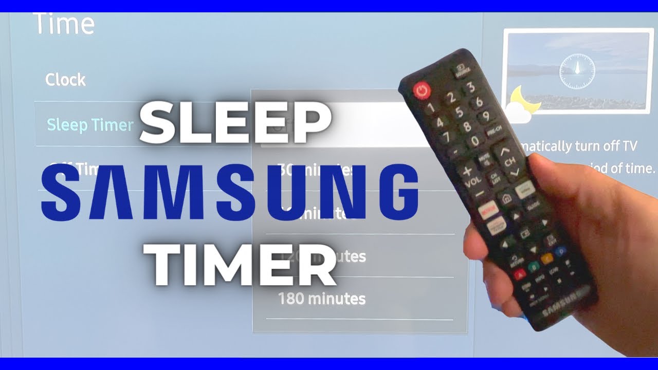 Как установить таймер сна на телевизоре Samsung за 1 минуту