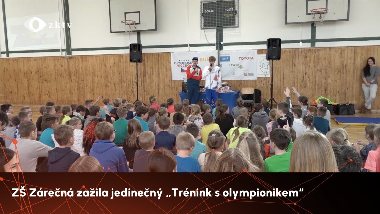 To byla jízda! ZŠ Zárečná zažila jedinečný „Trénink s olympionikem“