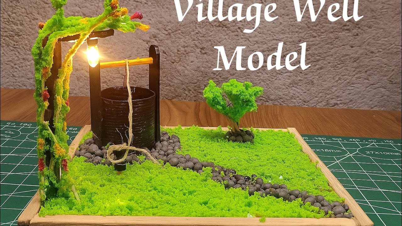 How to Make a Miniature Village Well | Easy DIY Diorama Craft 