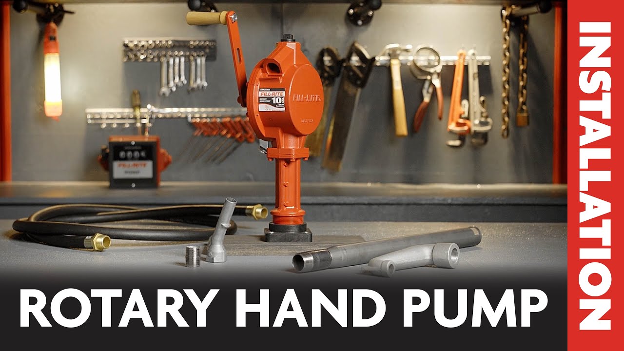 Fill-Rite's FR100 Rotary Hand Pump Series Installation