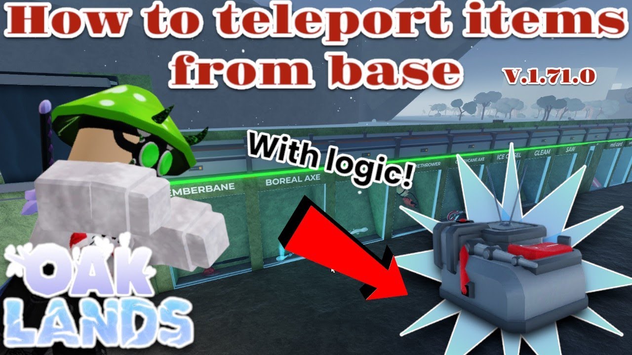 HOW TO TELEPORT ITEMS FROM YOUR BASE! V.1.71.0 (OAKLANDS)