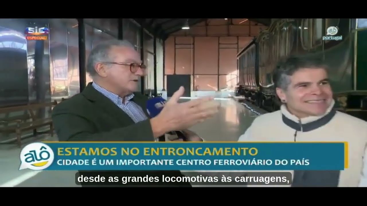 Alô Portugal no Museu Nacional Ferroviário