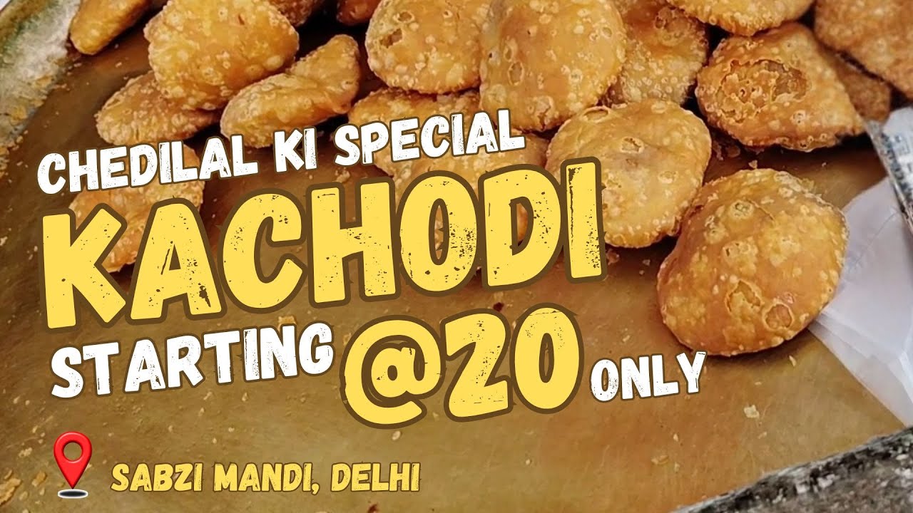 ₹20 Mein Full Taste! Chedilal Ki Famous Kachori 😋 | Aloo Sabji & Methi Chutney Combo | 
