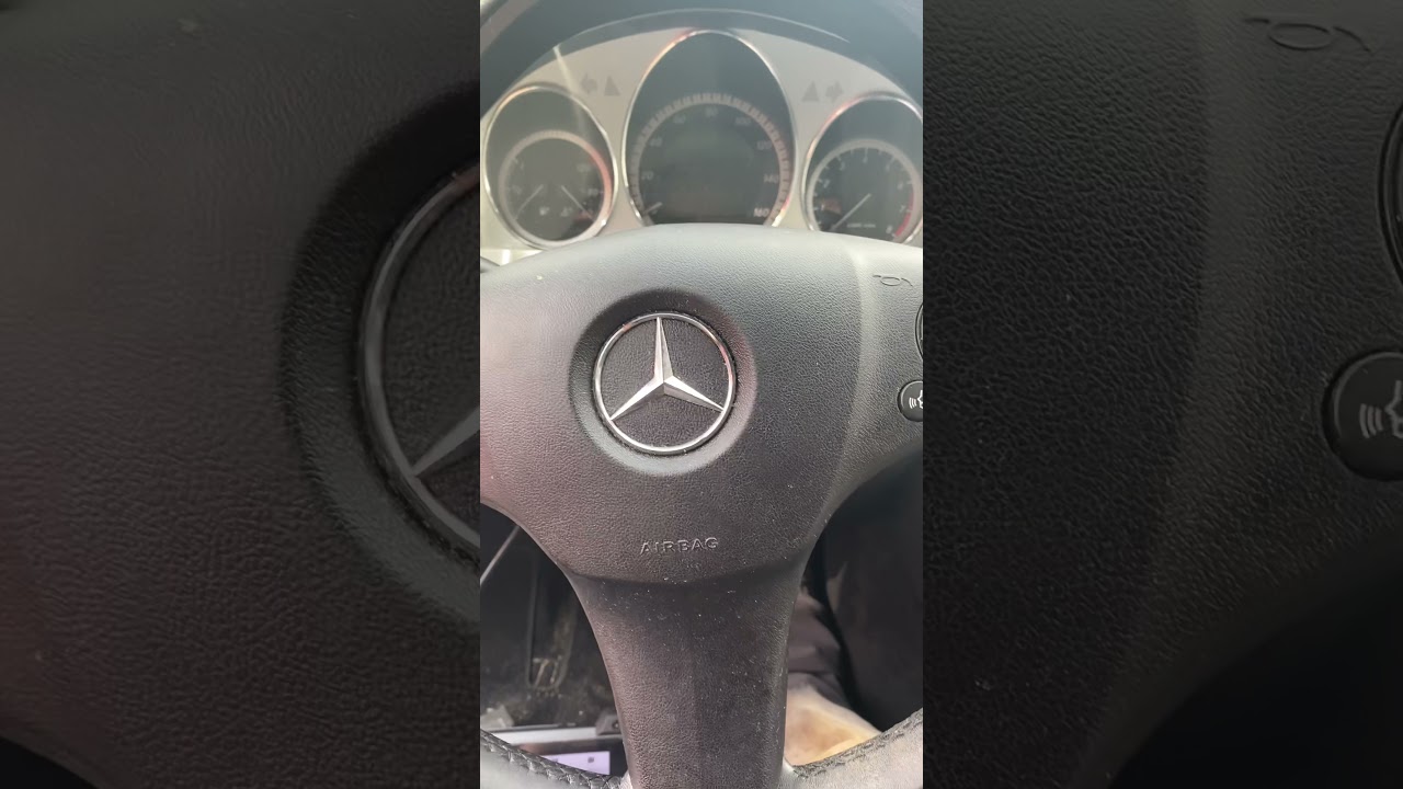Mercedes C300 No Start, быстрая диагностика ключа, блокировка рулевого управления или замка зажиг...