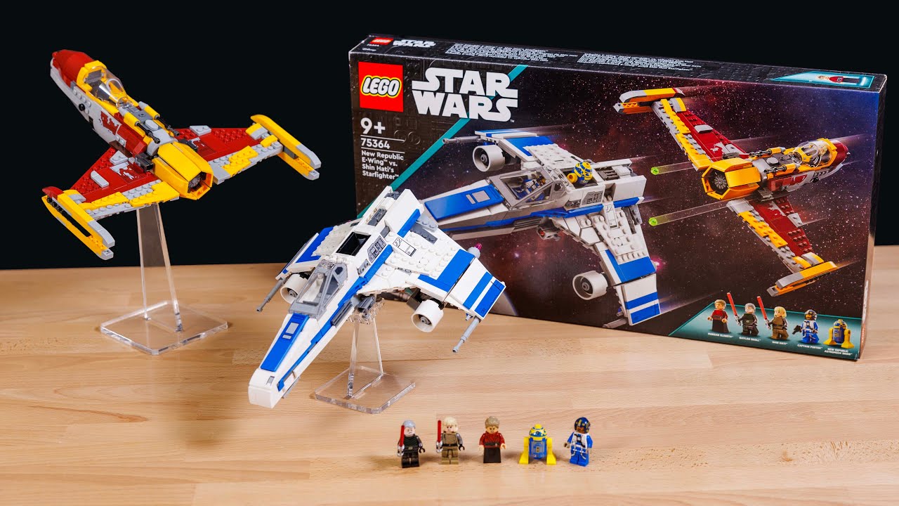 LEGO Star Wars E-Wing против истребителя Шина. ОБЗОР | Набор 75364