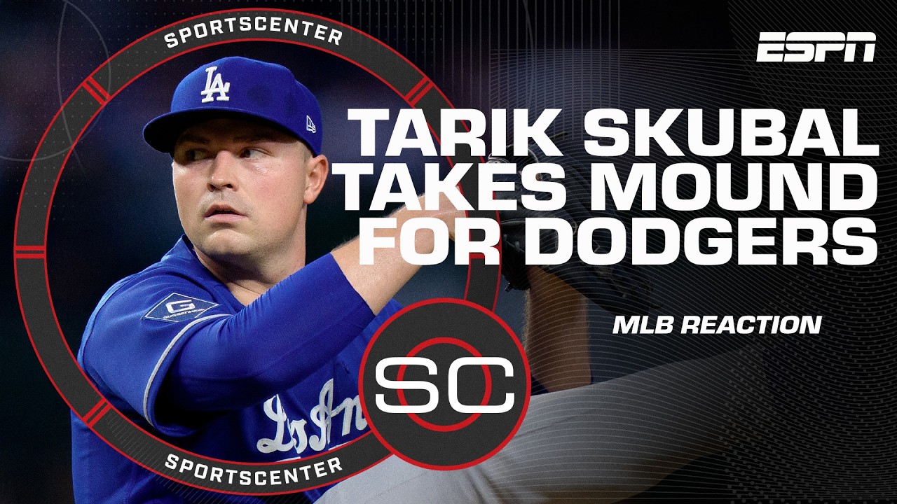 MLB Reaction 🍿 Skubal&rsquo;s Dodger debut, big night for the Lombard family | SportsCenter