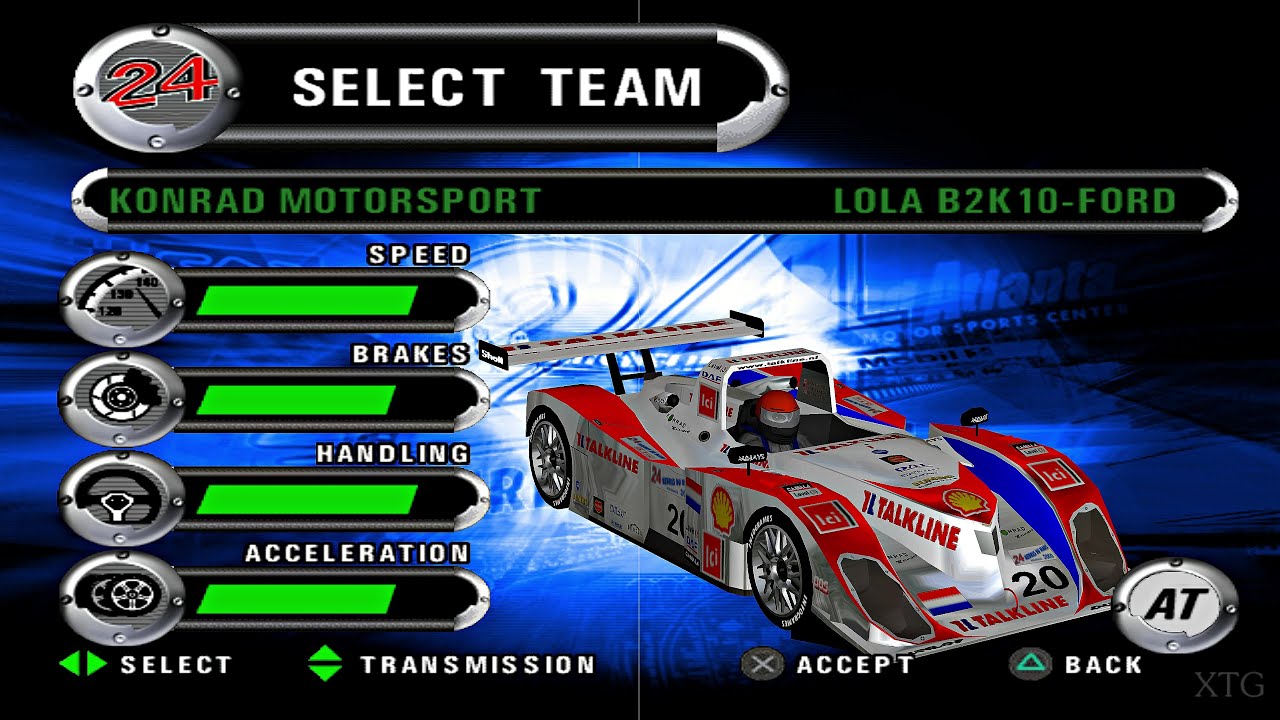 Le Mans 24 Hours - All Cars List PS2 Gameplay HD (PCSX2)